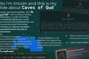 Qud洞穴是我们最喜欢的科学幻想Roguelike,您可以在15年的开发后,可以克隆,朋友和吃饭,在12月的早期进入 Qud洞穴是我们最喜欢的科学幻想Roguelike,您可以在15年的开发后,可以克隆,朋友和吃饭,在12月的早期进入